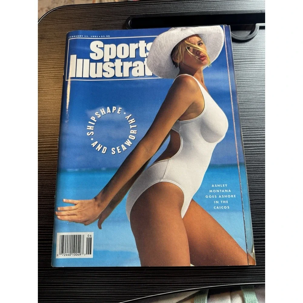 VTG Sports Illustrated Swimsuit Issue Feb 12, 1990 & Feb 11, 1991 Ashley Montana